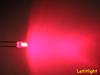 LED 3 mm rood Glasklar