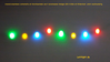 Mehrfarbige LED Lichterkette (4 fach)