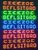 Les lettres LED effet d'éclairage coloré