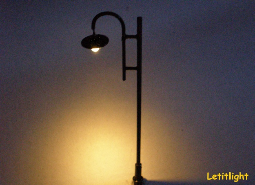 LED lampe de rue de No.4 vert foncé -