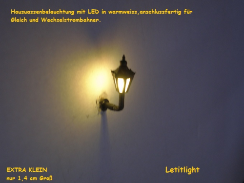 10 Stück Parklaterne oder Straßenlampe mit LED in warmweiss LYM Nr 4 