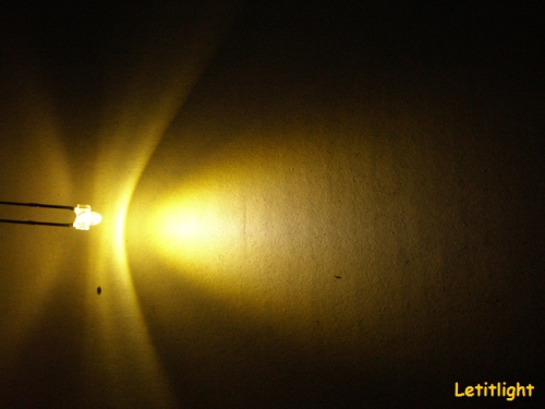 4-5000 mcd Gehäuse wasserklar 20 gelbe LEDs ca 5 mm Modellbahn Beleuchtung 