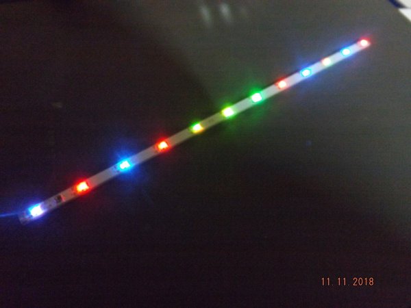 Light bar Rbon marchéB 4 colors with color changer