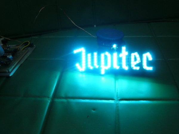 Effektbeleuchtung blau Jupiter mit Lauflicht