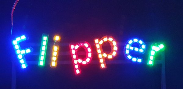 Flipper lights avec motif lumineux 2