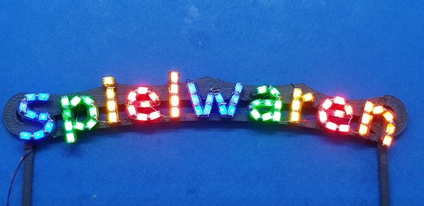 Jouets de lettrage LED multicolores