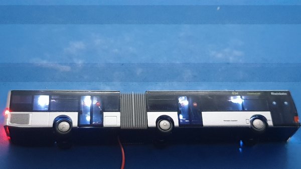 Bus  Spur N 1:160  beleuchtet  mit LED Front und Heck Innenbeleuchtung ausgestattet