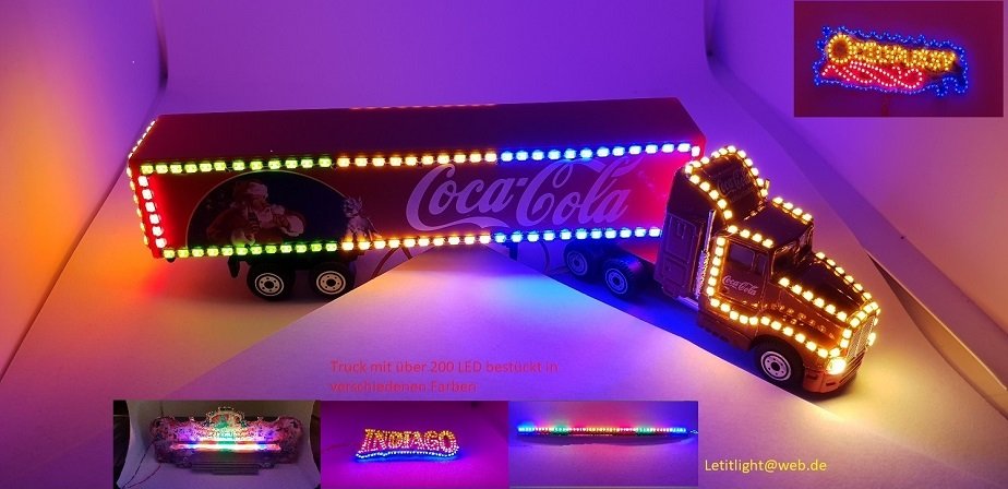 Letitlight est juste et un budget à LED , modèle de train accessoires Modèle Electronics